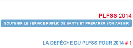 Bandeau de la Dépêche du PLFSS pour 2014 Bandeau de la Dépêche du PLFSS pour 2014