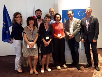 Les participants au programme Hope 2015 et Cédric Arcos, coordinateur national France Les participants au programme Hope 2015 et Cédric Arcos, coordinateur national France