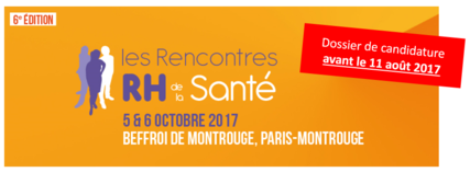 6ème édition des Rencontres RH de la Santé 2017 - Prix de l'innovation RH 6ème édition des Rencontres RH de la Santé 2017 - Prix de l'innovation RH